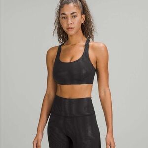 Lululemon Wunder Train Bra Foil *Medium Support, C/D Cup size 12